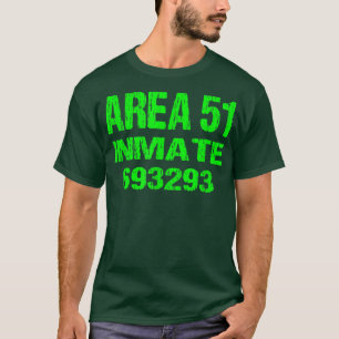 Area 51 Inmate Retro Halloween Kostüm Roswell Ali T-Shirt