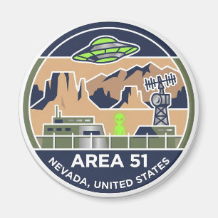 Area 51 Nevada Magnet