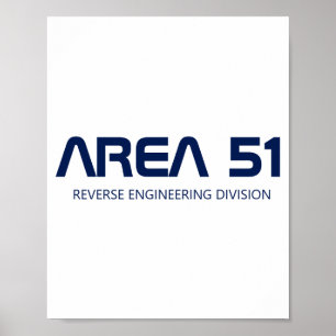 Area 51 Reverse Engineering Alien Ufo Paranormal Poster