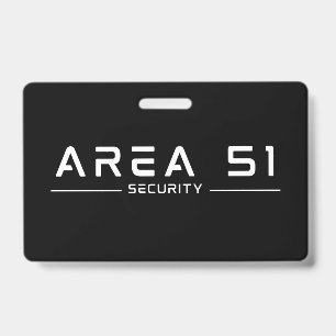 Area 51 Sicherheit Alien Außerirdischer UFO Ausweis