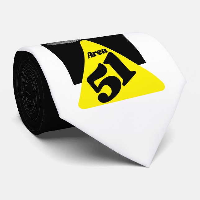 Area 51, UFO Krawatte (Gerollt)
