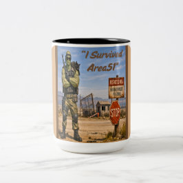 Area 51 Ufos Zweifarbige Tasse