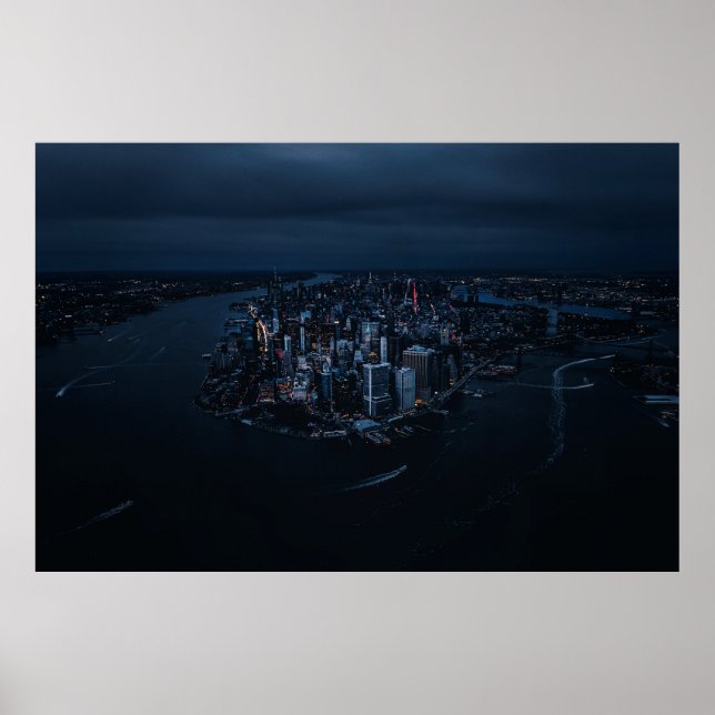 AREALFOTOGRAFIE DER STADTGEBÄUDE POSTER (Vorne)