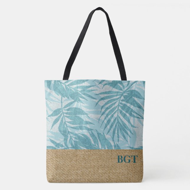 Areca Palms Hawaiian Tropical Grass Tuch Tasche (Vorderseite)