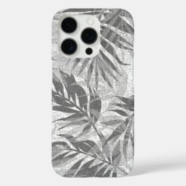 Areca Palms Hawaiian Tropical Vintag Grau iPhone 16 Pro Hülle