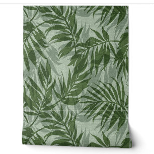 Areca Palms Hawaiian Tropical Vintag- grün Tapete