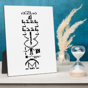 Arecibo Binary Message 1974 Fotoplatte