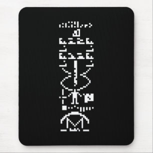 Arecibo Binary Message 1974 Mousepad