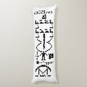 Arecibo Binary Message 1974 Seitenschläferkissen