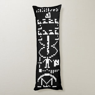 Arecibo Binary Message 1974 Seitenschläferkissen
