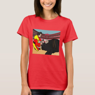 Arena Bullfight Torero Bull T-Shirt