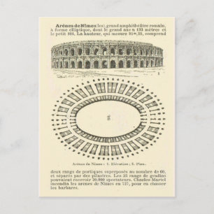 Arena de Nimes, römisch Postkarte