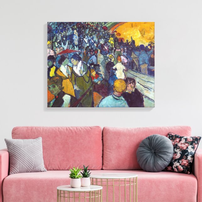 Arena in Arles | Van Gogh | Leinwanddruck (Insitu (Wohnzimmer))
