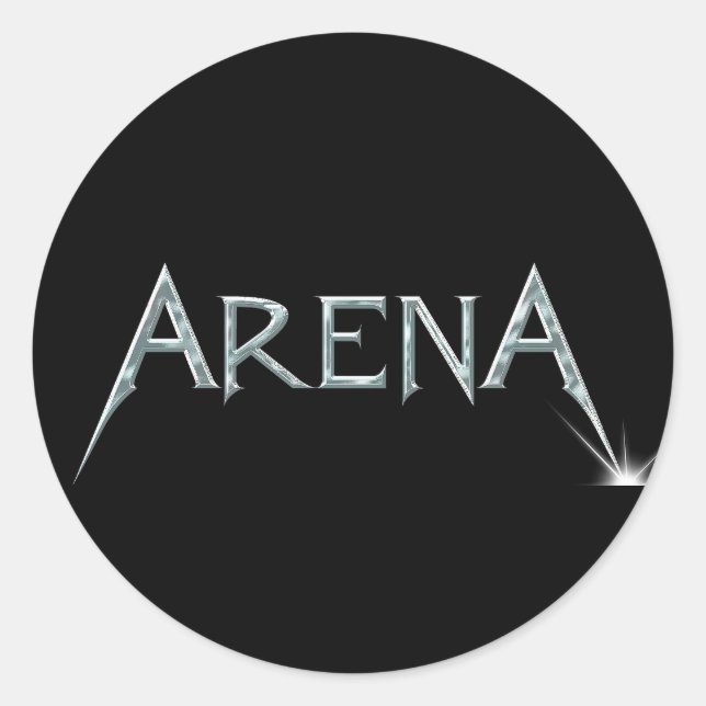 Arena Round Sticker (Vorderseite)