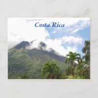 Arenal Vulkan, Grüne Viper in Costa Rica Postcard