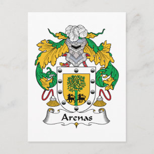 Arenas Familienwappen Postkarte