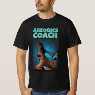 AREOBICS COACH MEN'S GROSSE BOTTOMED SCHÖNHEIT T - T-Shirt