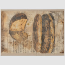 Arepa Bread Ephemera Collage Art