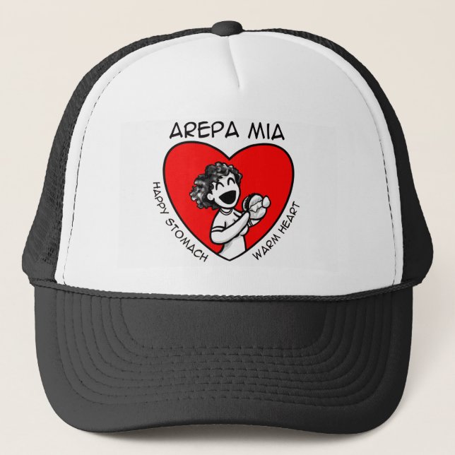 Arepa Mia Truckerkappe (Vorderseite)
