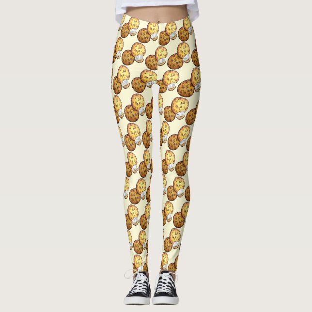 Arepas Südamerikanisches venezolanisches Essen Leggings (Vorderseite)