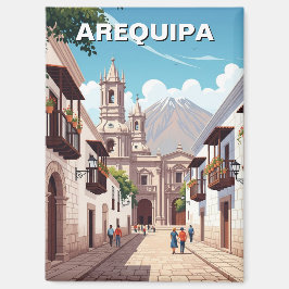 Arequipa Peru Travel Magnet