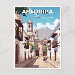 Arequipa Peru Travel Postkarte