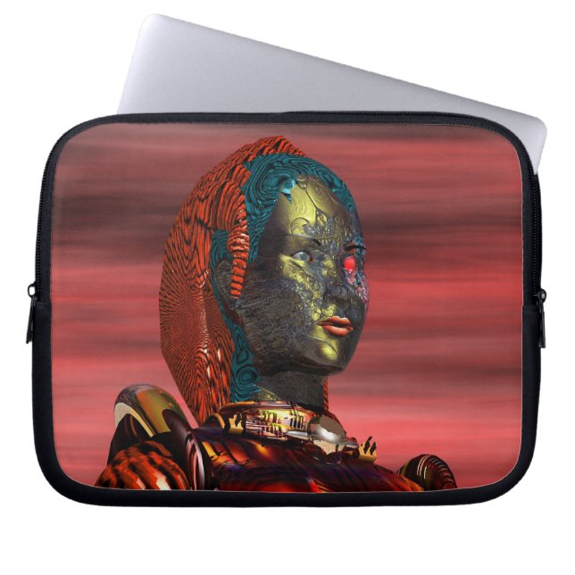 ARES CYBORG, HYPERION WORLD Science Fiction, SCI-F Laptopschutzhülle (Vorderseite)