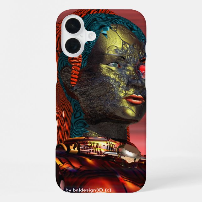 ARES - CYBORG iPhone 16 PLUS HÜLLE (Rückseite)