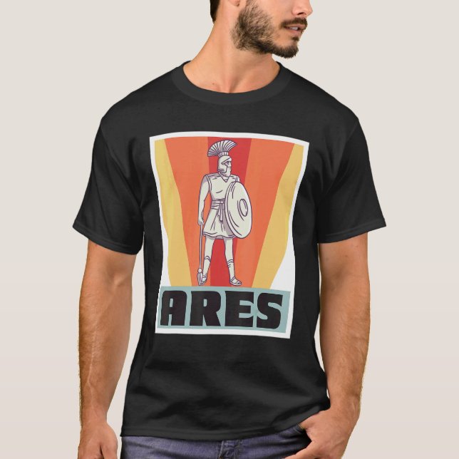 Ares Greece God Greek Mythology Ancient Greece T-Shirt (Vorderseite)