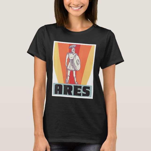 Ares Greece God Greek Mythology Ancient Greece T-Shirt (Vorderseite)