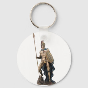 ARES GRIECHISCHE KRIEGERS-GOTT-STATUE SCHLÜSSELANHÄNGER