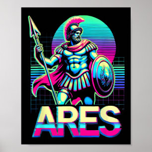 Ares Griechischer Krieg Gott Krieger Mythologie An Poster