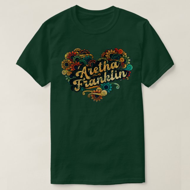 Aretha Franklin T-Shirt (Design vorne)