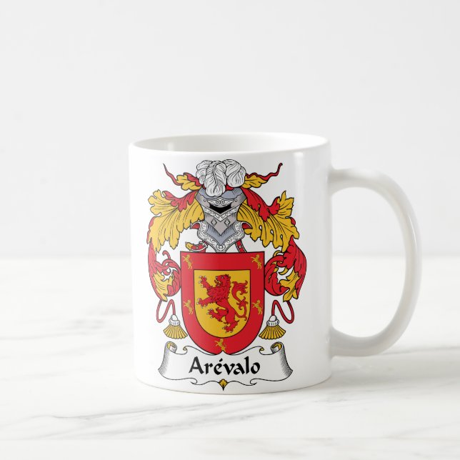 Arevalo Familienwappen Kaffeetasse (Rechts)