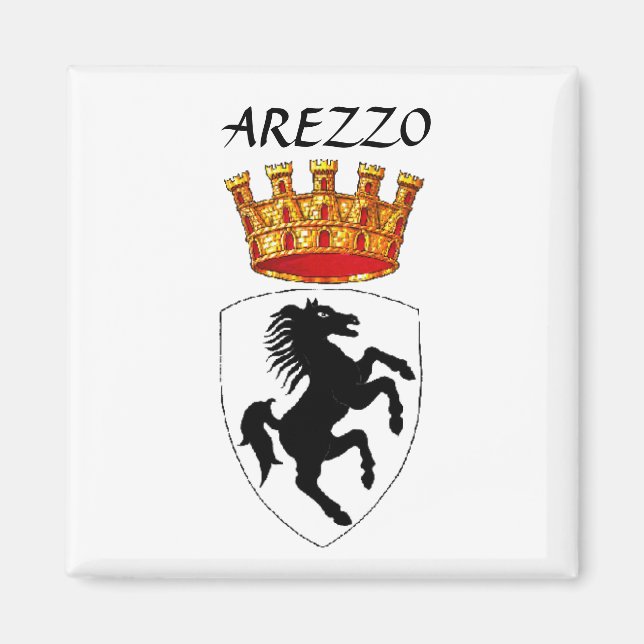 Arezzo-Wappen Magnet (Vorne)
