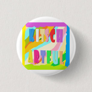 Arful hell bunt Design große Farbe     Button