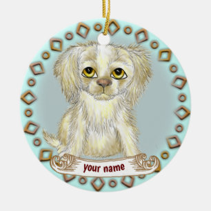 Arfy Hund  Keramik Ornament