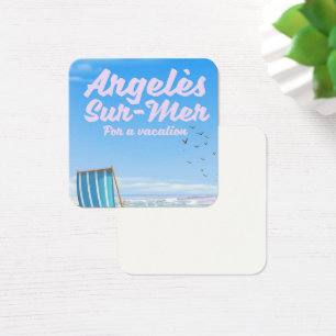 argelès-sur-mer Frankreich-Reiseplakat
