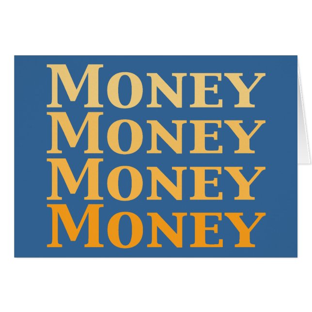 Argent Argent Argent Cadeaux (Devant horizontal)