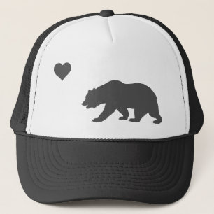 Argent d'amour de la Californie et casquette noir