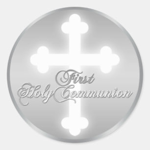 Argent de Faux, ęr autocollant de sainte communion