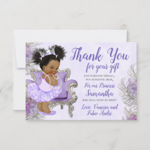 Argent de lavande de Merci de baby shower