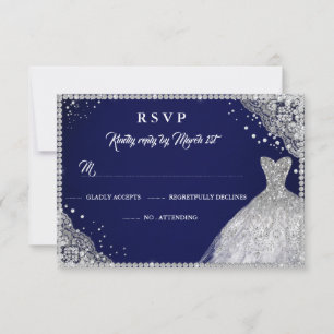 Argent Diamond Sparkle Gown RSVP