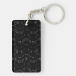 Argent, élégant, cool, moderne, simple motif ondul