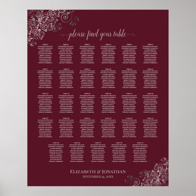 Argent en Bourgogne 29 Tableau Mariage (Devant)