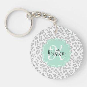 Argent Girly de léopard et vert en bon état