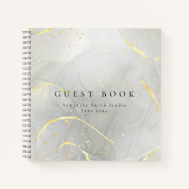 Argent Gold Artist Livre d'invité pour le salon d'