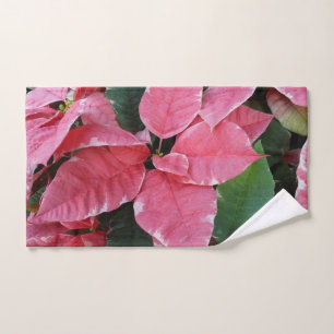 Argent Star Marbre Poinsettias Pink Holiday Floral