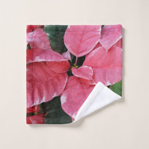 Argent Star Marbre Poinsettias Pink Holiday Floral