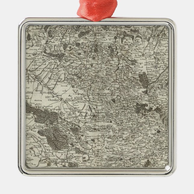 Argentan, Falaise Silbernes Ornament (Vorne)
